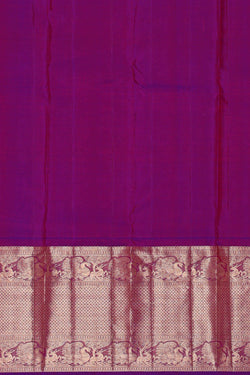 Image of Kanchipattu Red Brocade Saree