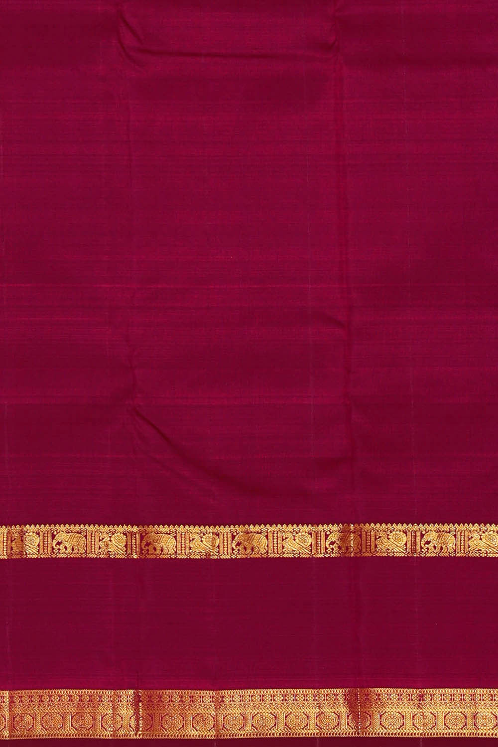 Image of Kanchipattu Orange Brocade Saree