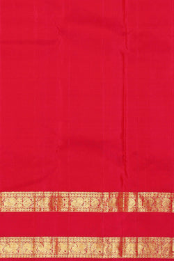 Image of Kanchipattu Olive Green Brocade Saree