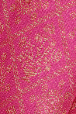 Image of Kanchipattu Pink Brocade Saree