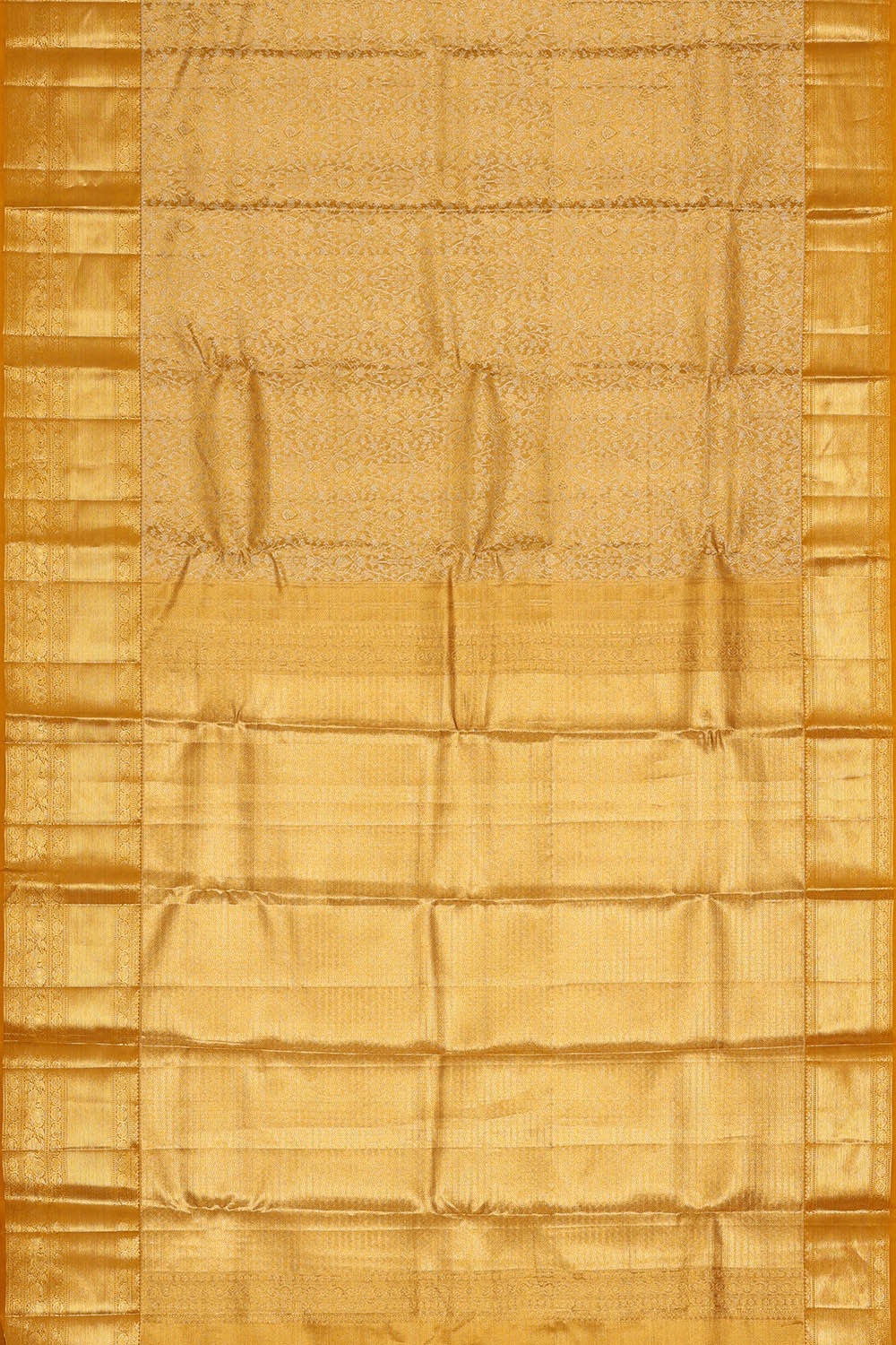Image of Kanchipattu Gold Tissue Brocade Saree