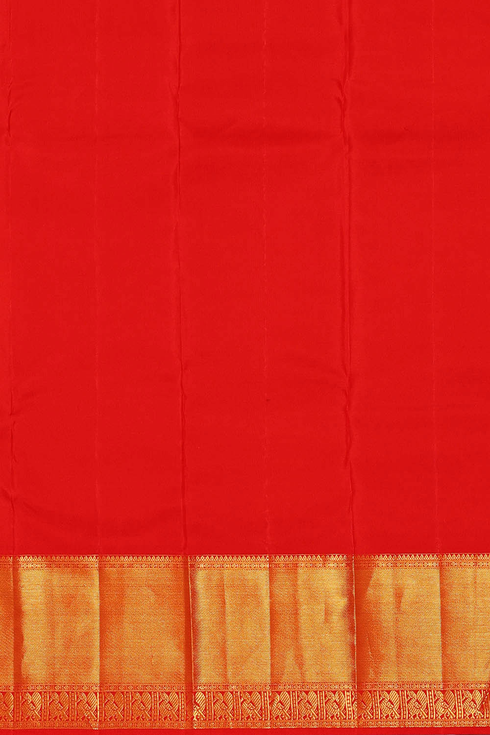 Image of Kanchipattu Red Brocade Saree