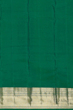 Image of Kanchipattu Dark Green Brocade Saree