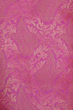 Image of Kanchipattu Lavender Pink Brocade Saree