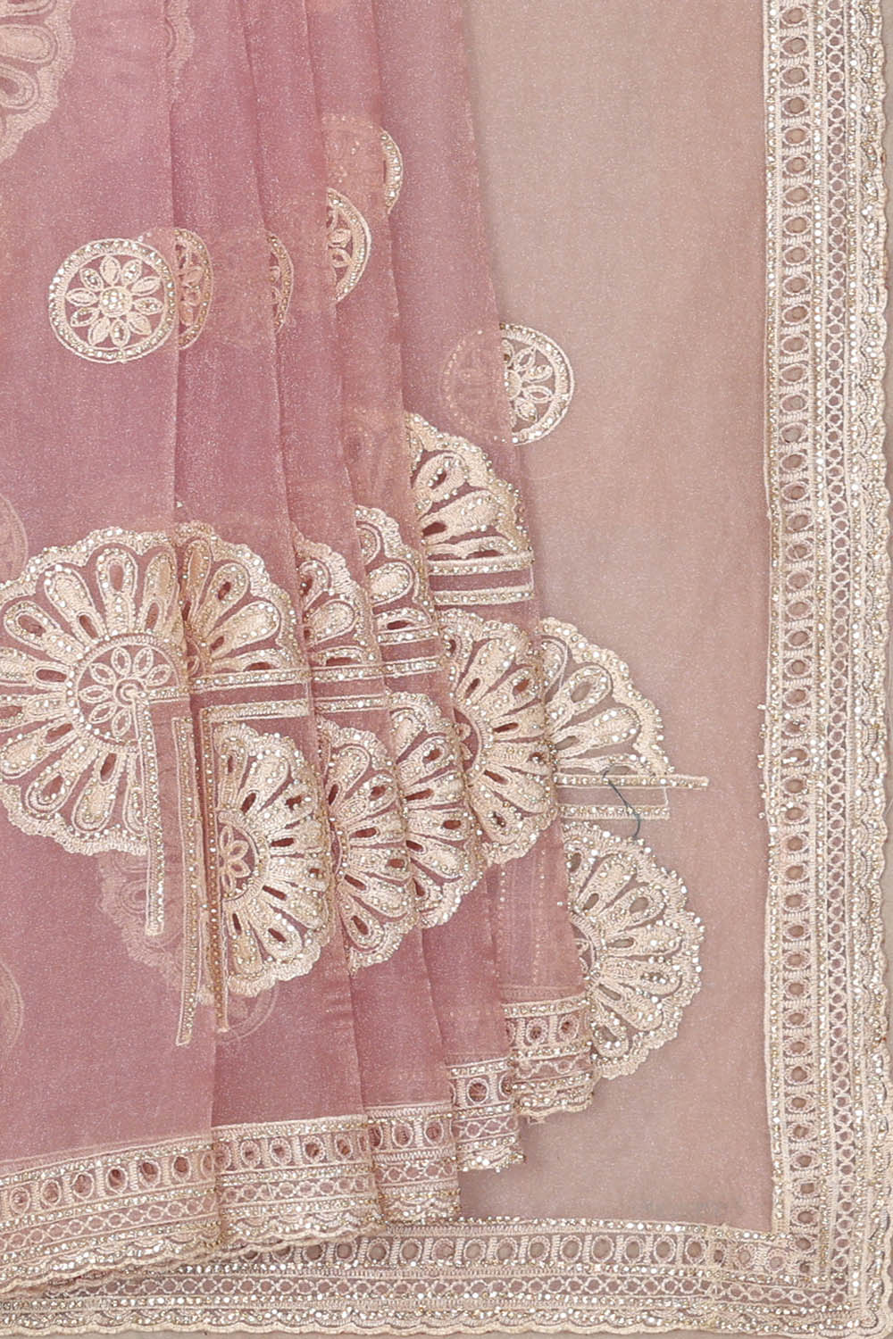 Image of Kora Silk Light Lavender Saree