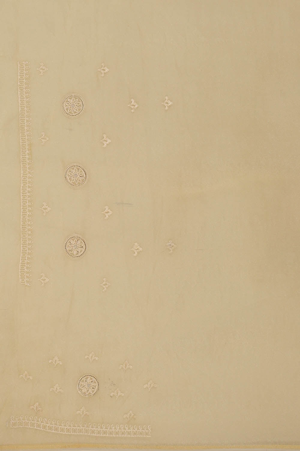 Image of Kora Silk Pastel Yellow Saree
