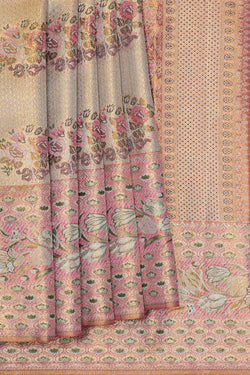 Image of Kanchipattu Gold Brocade Saree