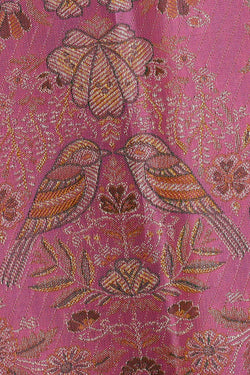 Image of Kanchipattu Lavender Pink Tissue Brocade Saree