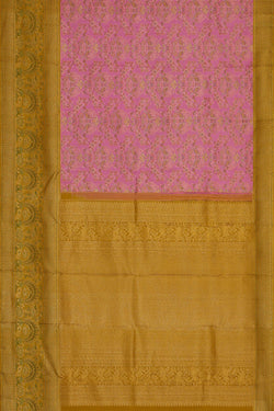 Image of Kanchipattu Lavender Pink Tissue Brocade Saree