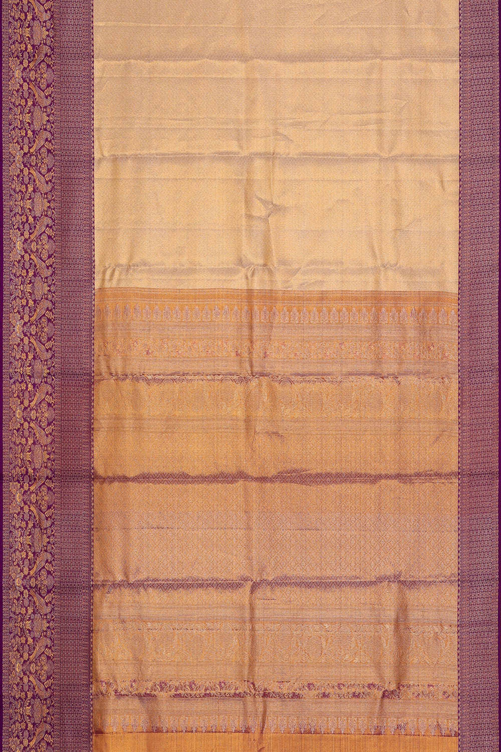 Image of Kanchipattu Gold Tissue Brocade Saree