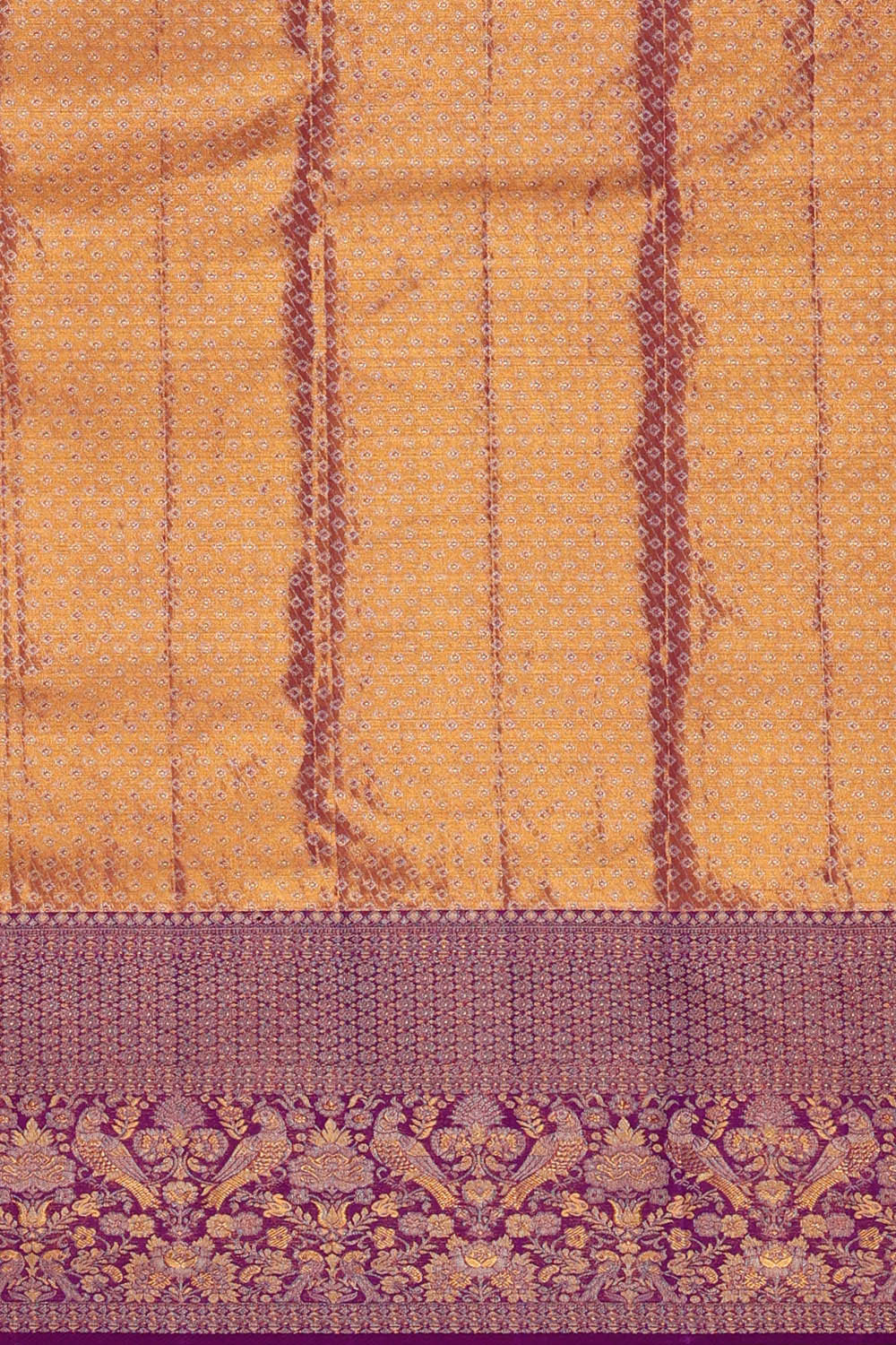 Image of Kanchipattu Gold Tissue Brocade Saree