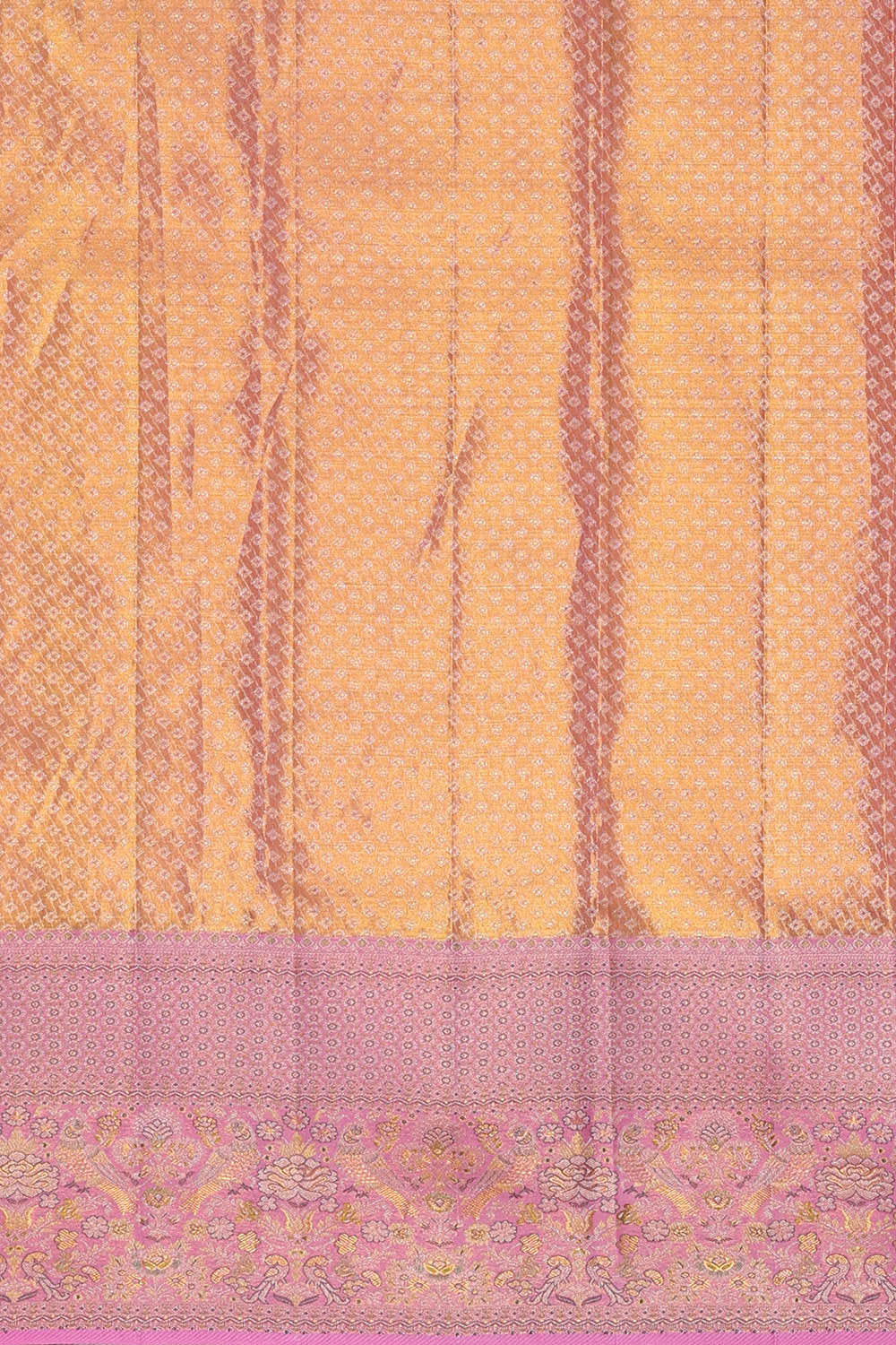 Image of Kanchipattu Green Tissue Brocade Saree