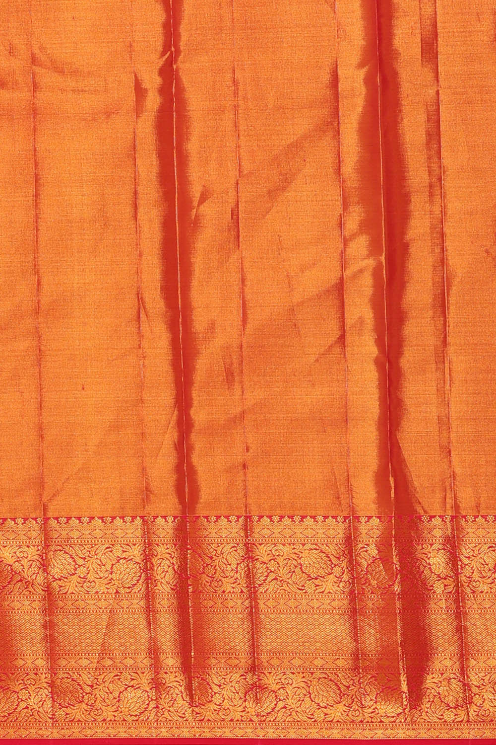 Kanchipattu Peach Pink Tissue Brocade Saree