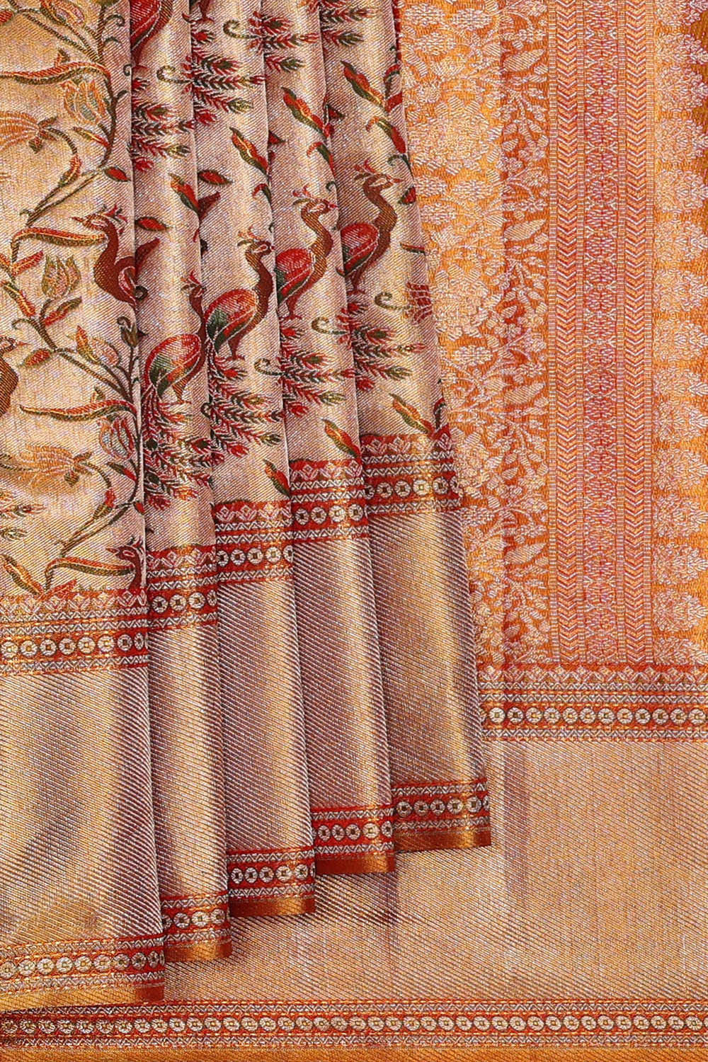 Image of Kanchipattu Gold Brocade Saree