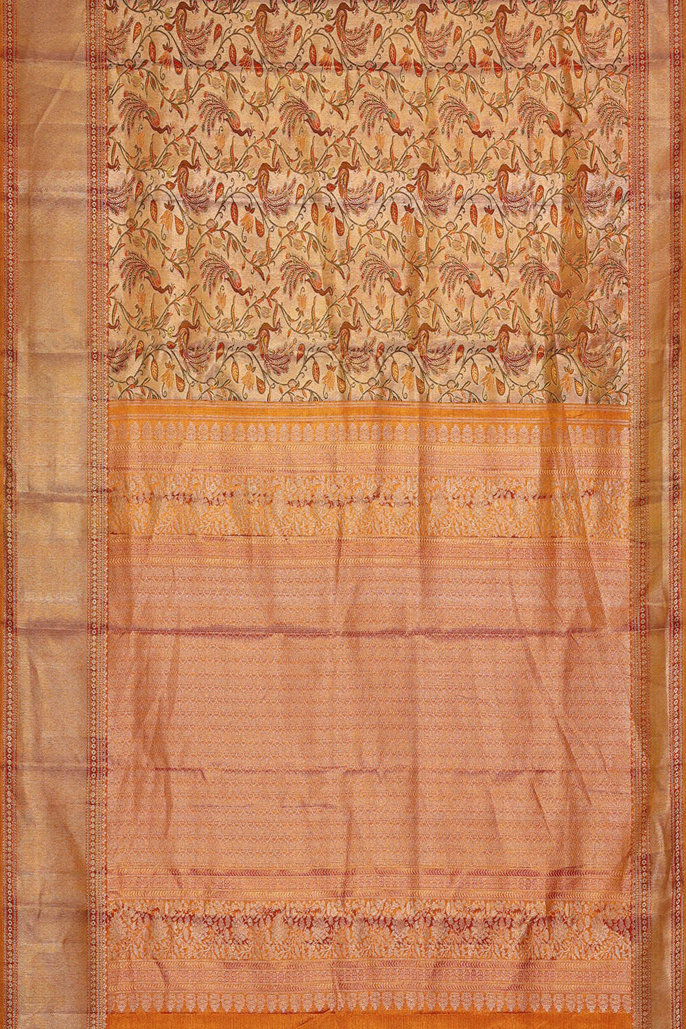 Image of Kanchipattu Gold Brocade Saree