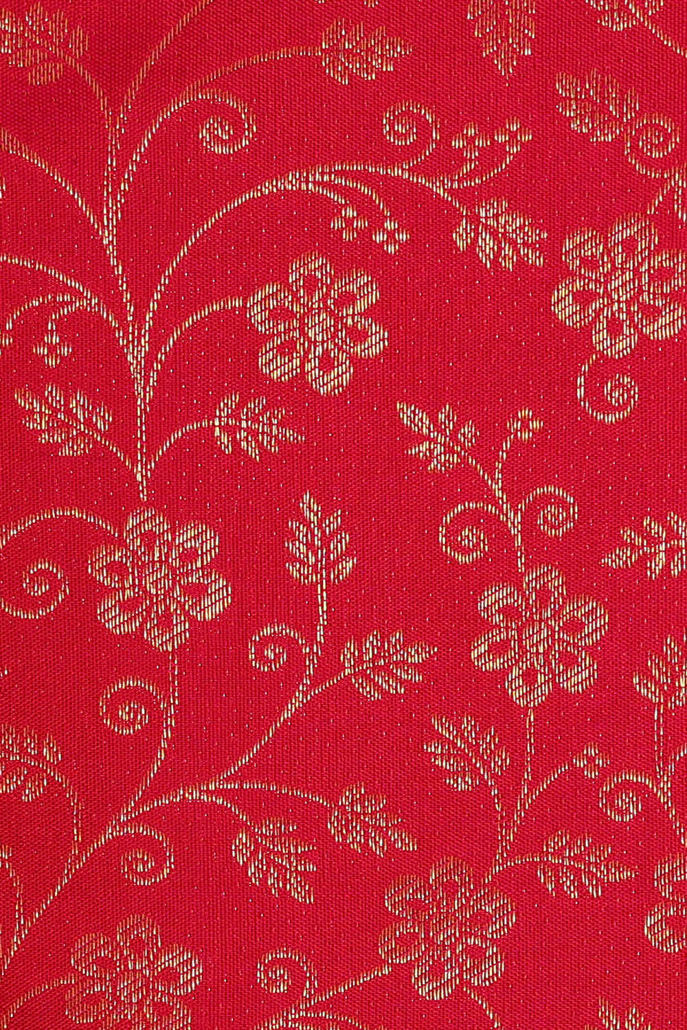 Kanchipattu Pinkish Red Brocade Saree