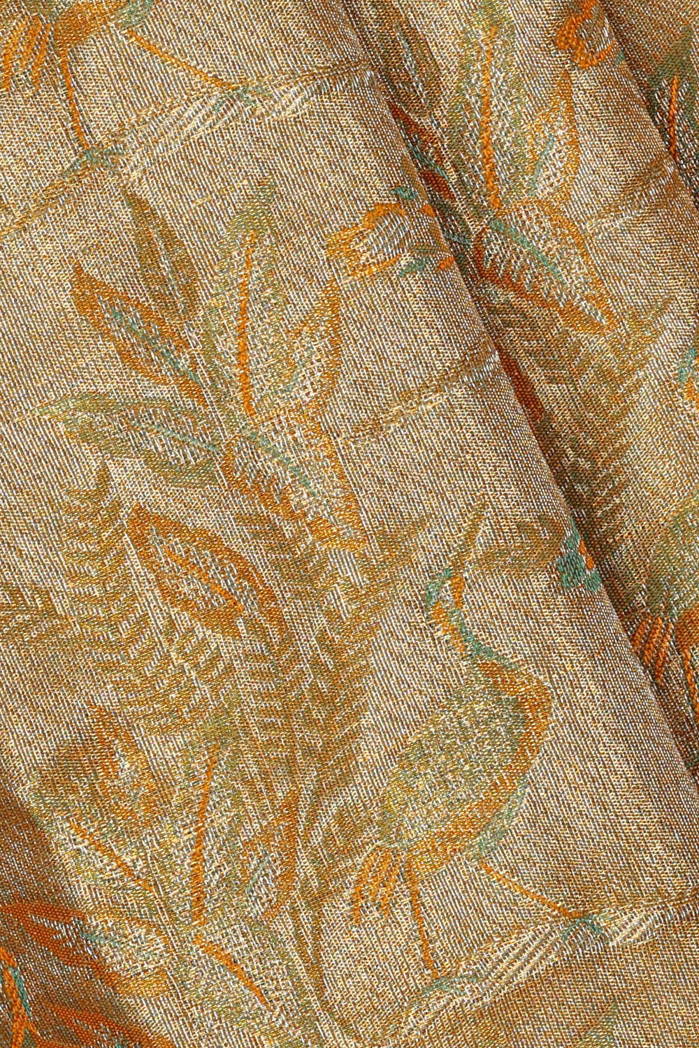 Image of Kanchipattu Gold Tissue Brocade Saree
