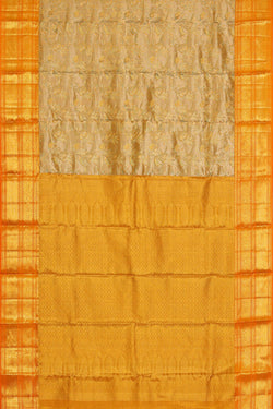 Image of Kanchipattu Gold Tissue Brocade Saree