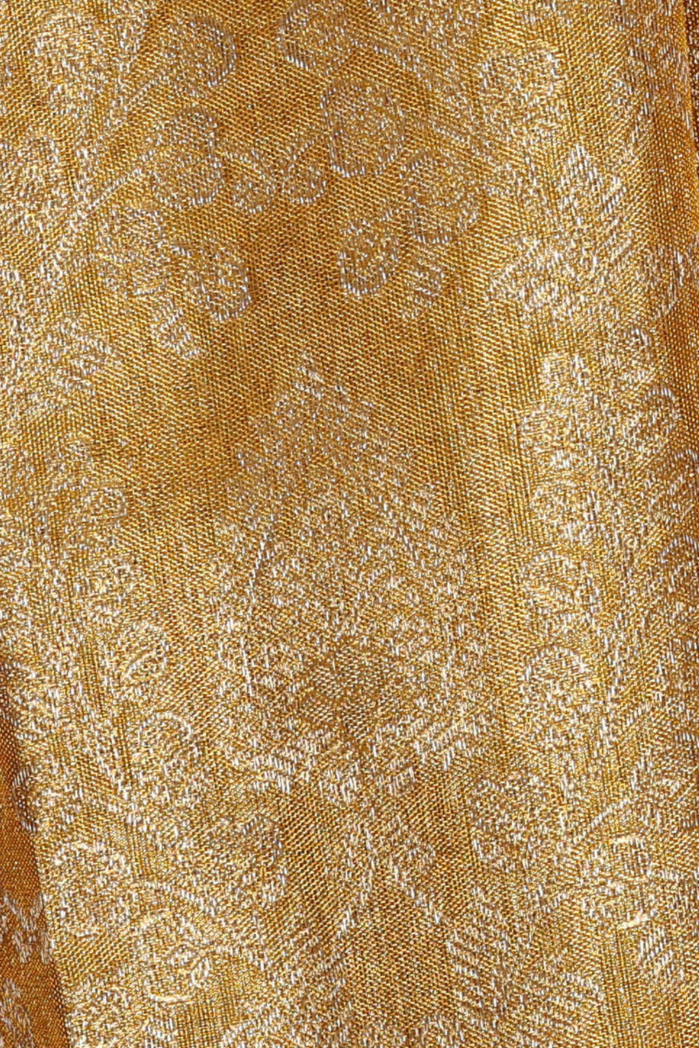 Kanchipattu Gold Tissue Brocade Saree
