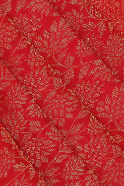 Image of Kanchipattu Red Brocade Saree