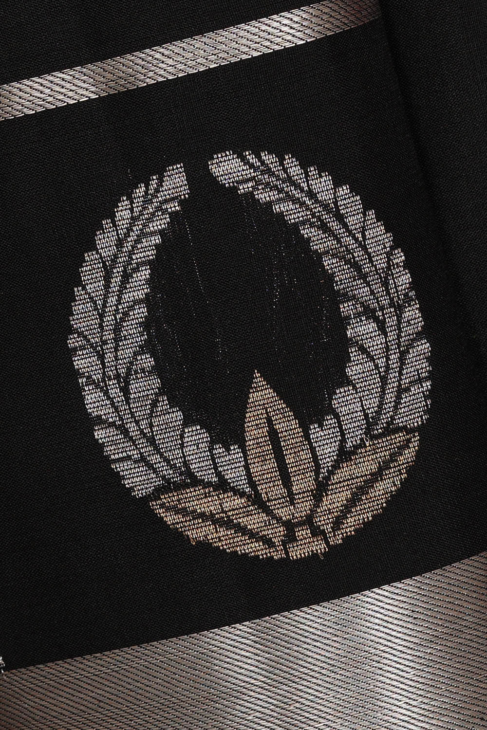 Image of Black Silk Saree