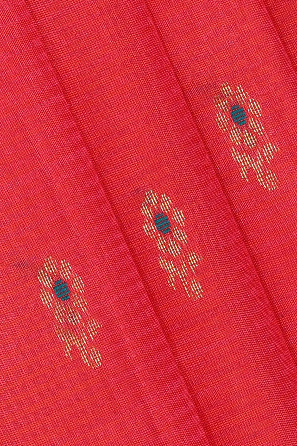 Image of Kanchipattu Dark Peach Brocade Saree