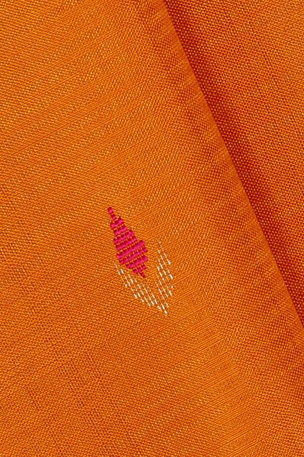Kanchipattu Mustard Yellow Brocade Saree