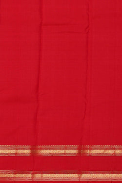 Image of Kanchipattu Sage Green Brocade Saree