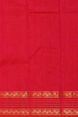 Image of Kanchipattu Bottle Green Brocade Saree