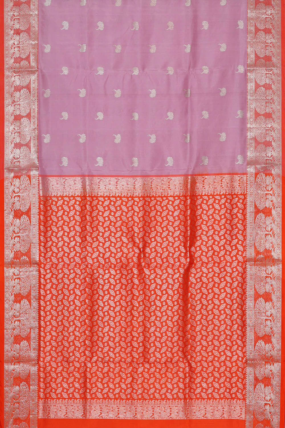 Image of Venkatagiri Silk Lavender Saree