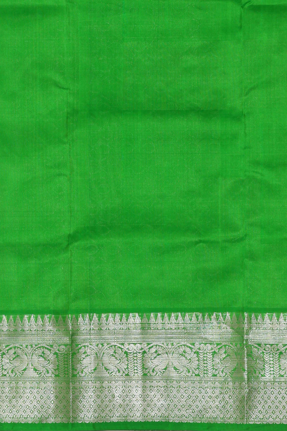 Venkatagiri Silk Pista Green Saree