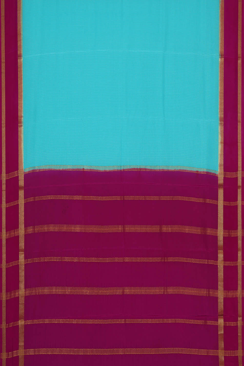 Binny Crepe Sky Blue Saree