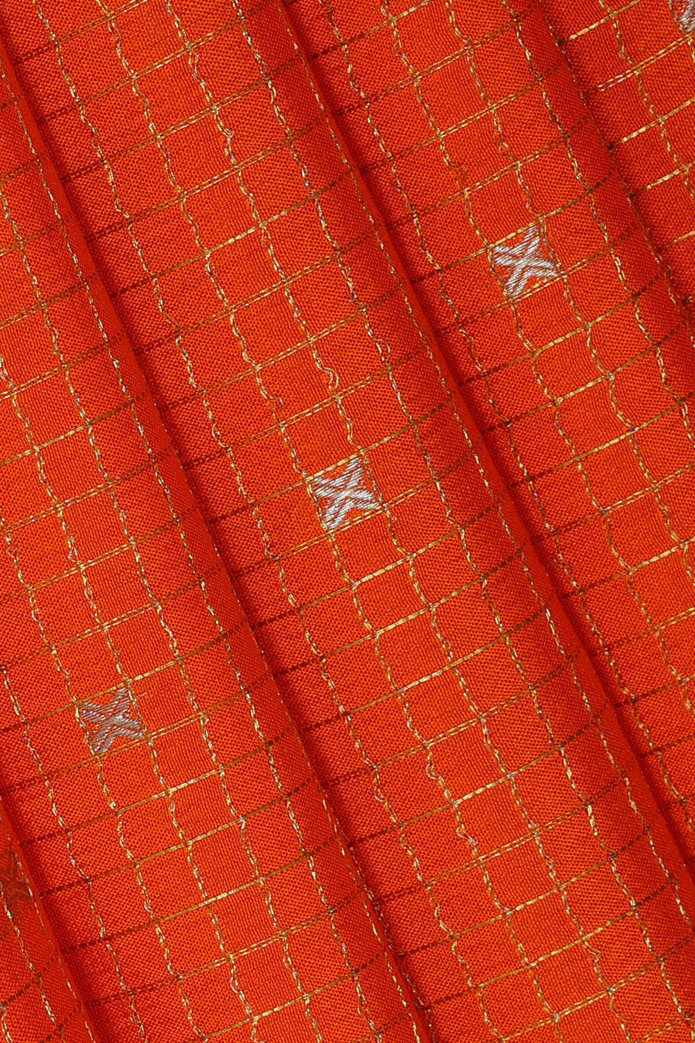Binny Crepe Orange Saree