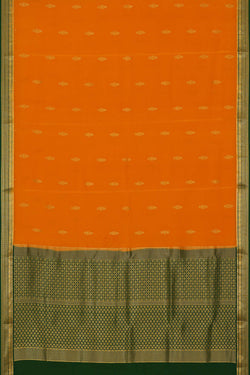 Image of Binny Crepe Mustard Yellow Saree