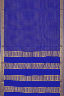 Image of Binny Crepe Royal Blue Saree