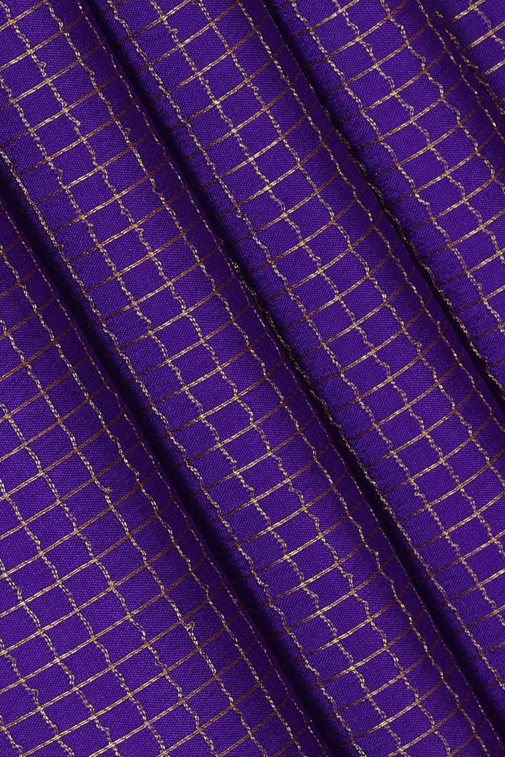 Binny Crepe Violet Blue Saree