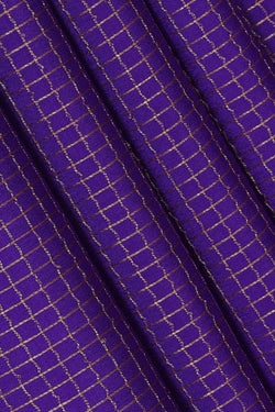 Image of Binny Crepe Violet Blue Saree