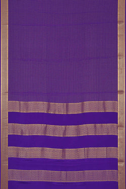 Image of Binny Crepe Violet Blue Saree