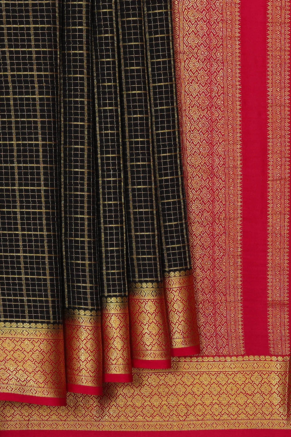 Image of Binny Crepe Black Saree