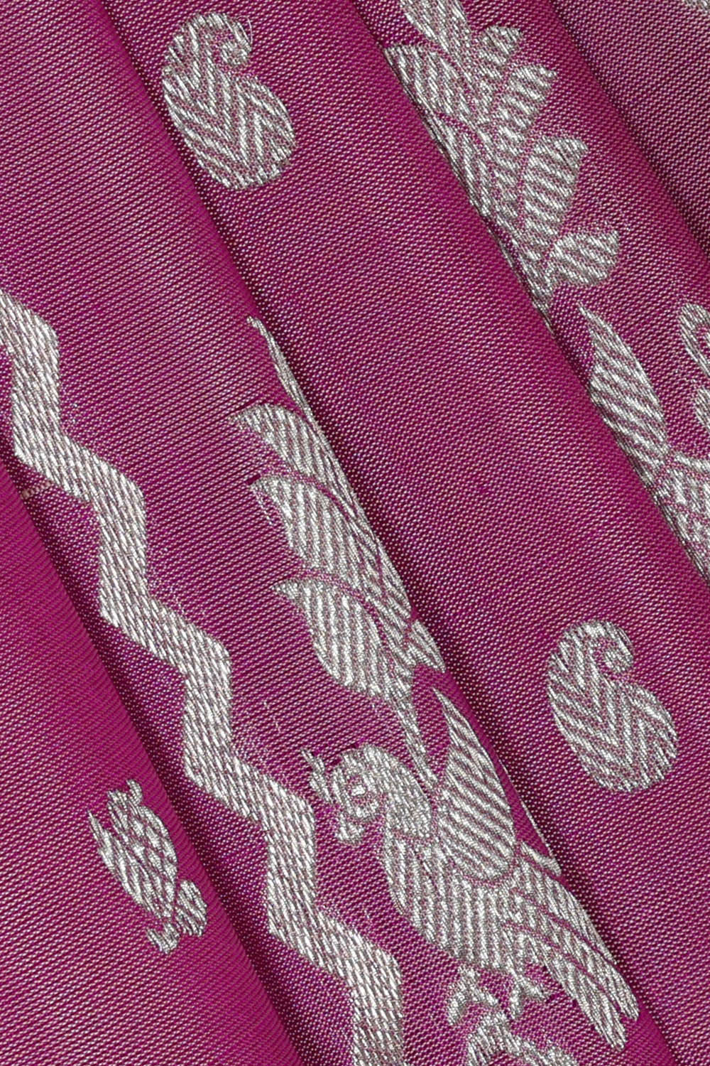 Image of Venkatagiri Silk Onion Pink Saree