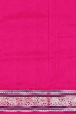 Image of Venkatagiri Silk Orange Saree