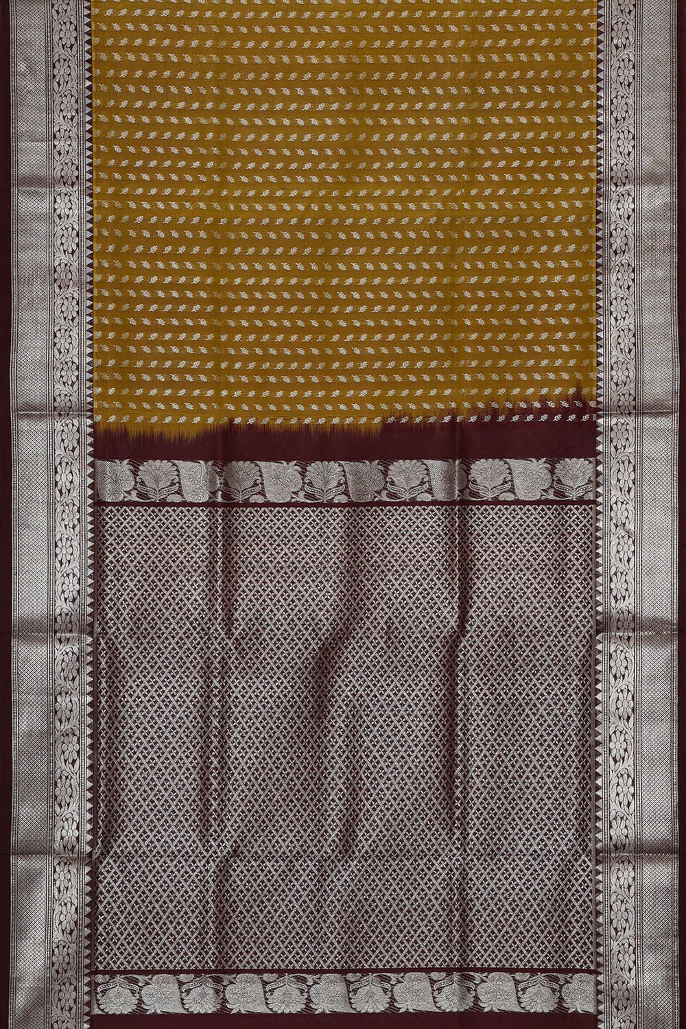 Image of Venkatagiri Silk Mehndi Green Saree