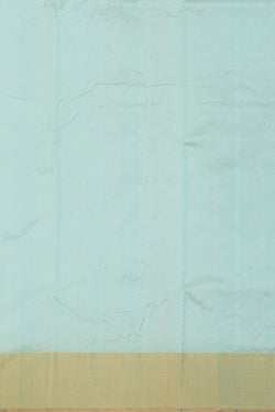 Image of Chanderi Silk Ice Blue Saree