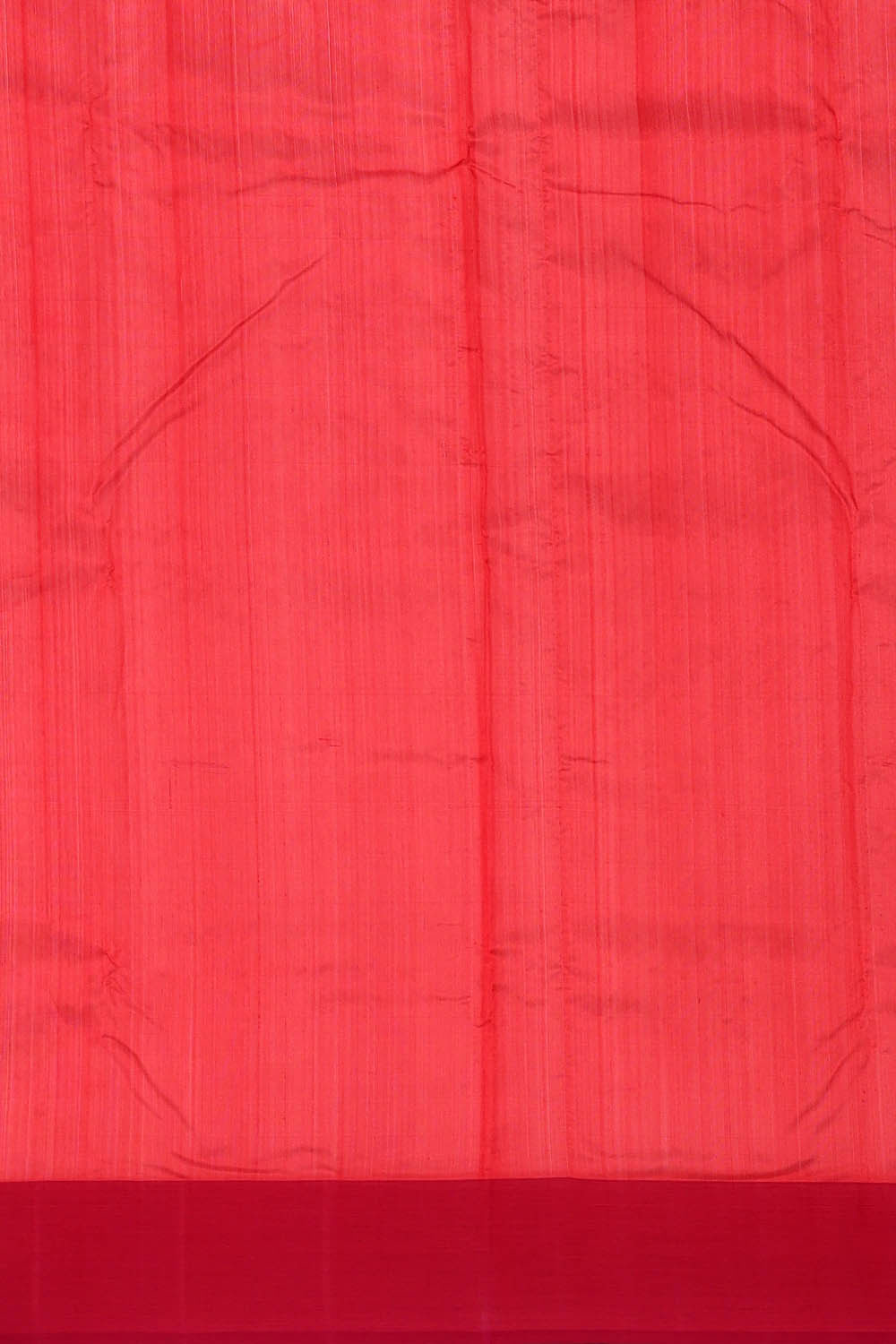 Chanderi Silk Red Saree