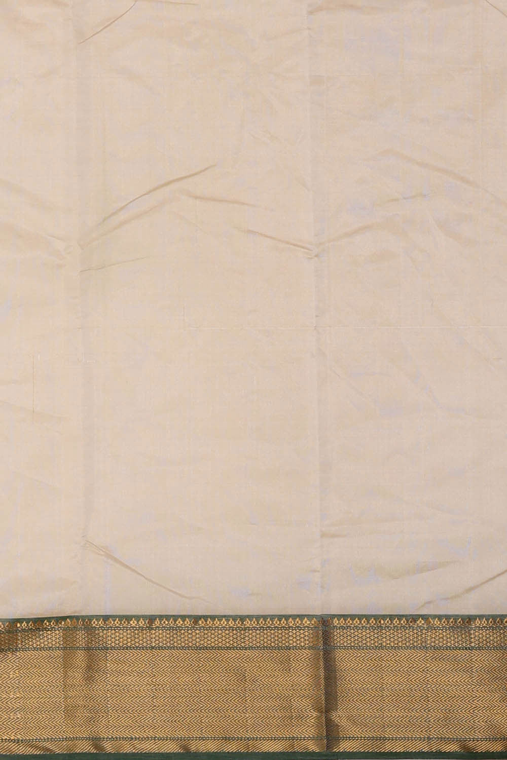 Chanderi Silk Cream Saree