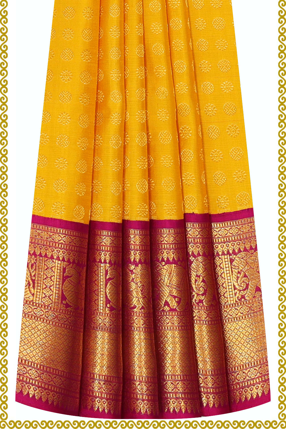 Image of Kanchipattu Pavada Unstitched Set