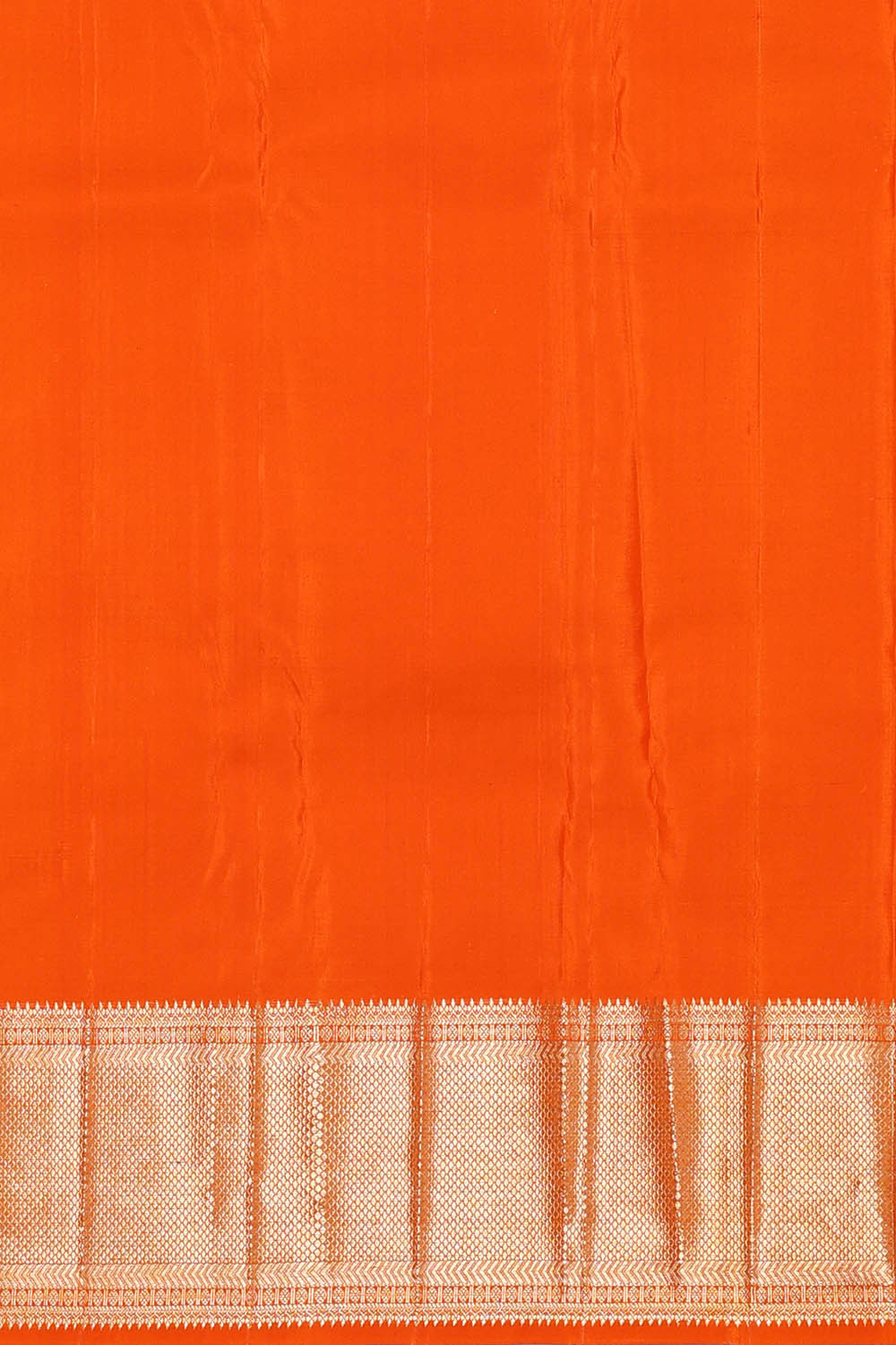 Kanchipattu Orange Brocade Saree