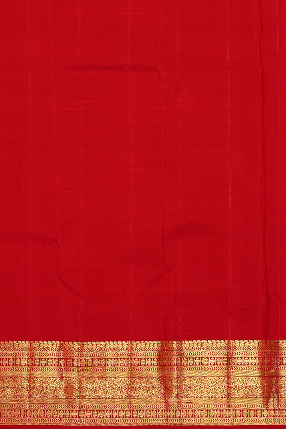 Image of Kanchipattu Red Brocade Saree