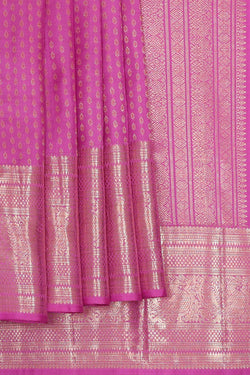 Image of Kanchipattu Lavender Pink Brocade Saree