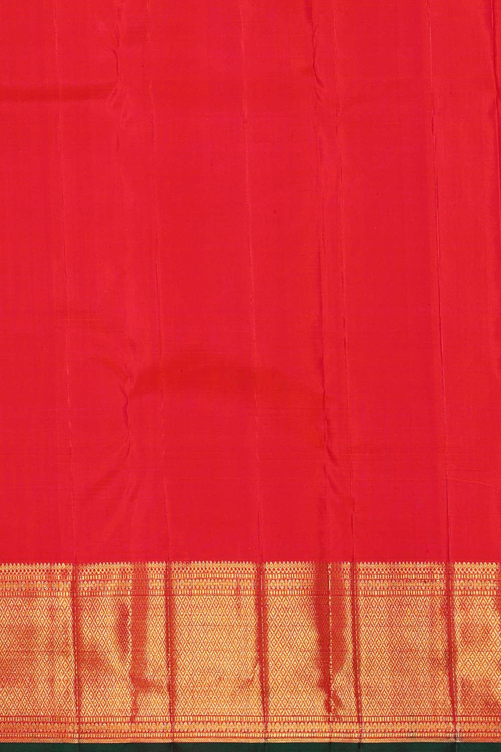 Image of Kanchipattu Red Brocade Saree